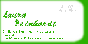 laura meinhardt business card